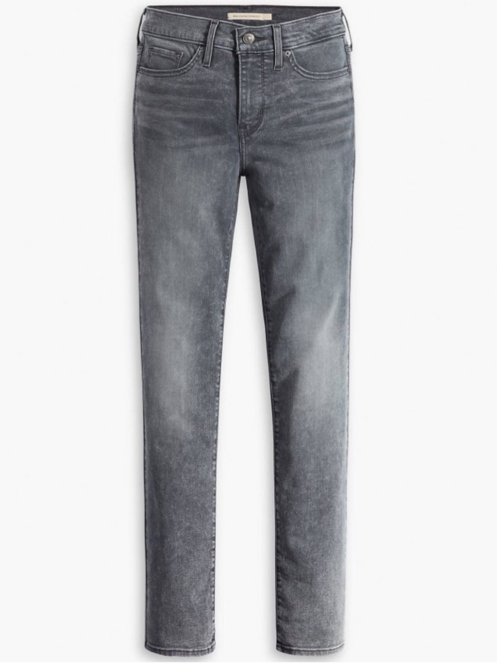 Levi’s 314 Shaping Straight Jeans Womens W30 Grey Ghost Gray 19631-0173